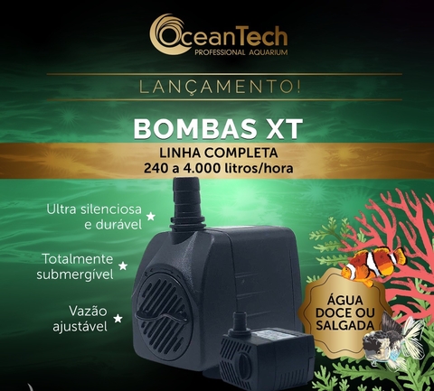 Bomba Submersa Ocean Tech XT3000 - 3000 L/H - 220V
