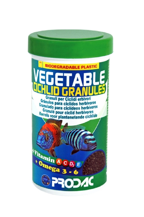 Ração Prodac Vegetable Cichlid Granules 100g