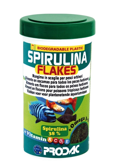 Ração Prodac Spirulina Flakes 50g