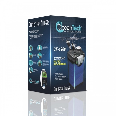 Filtro Canister Ocean Tech CF 1200 - 127V - 1200 L/h