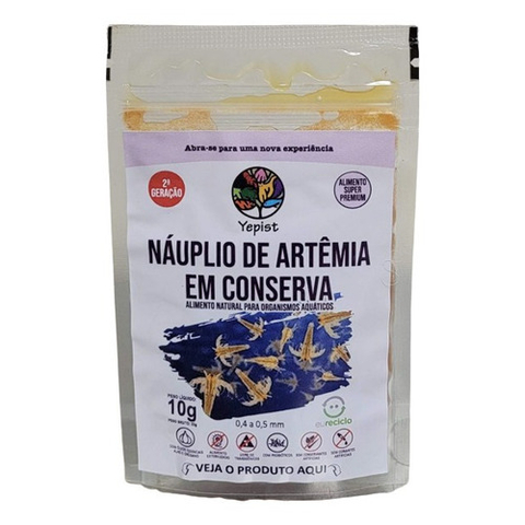 Alimento para Peixes Yepist Slin Nauplio de Artemia em Conserva 10g