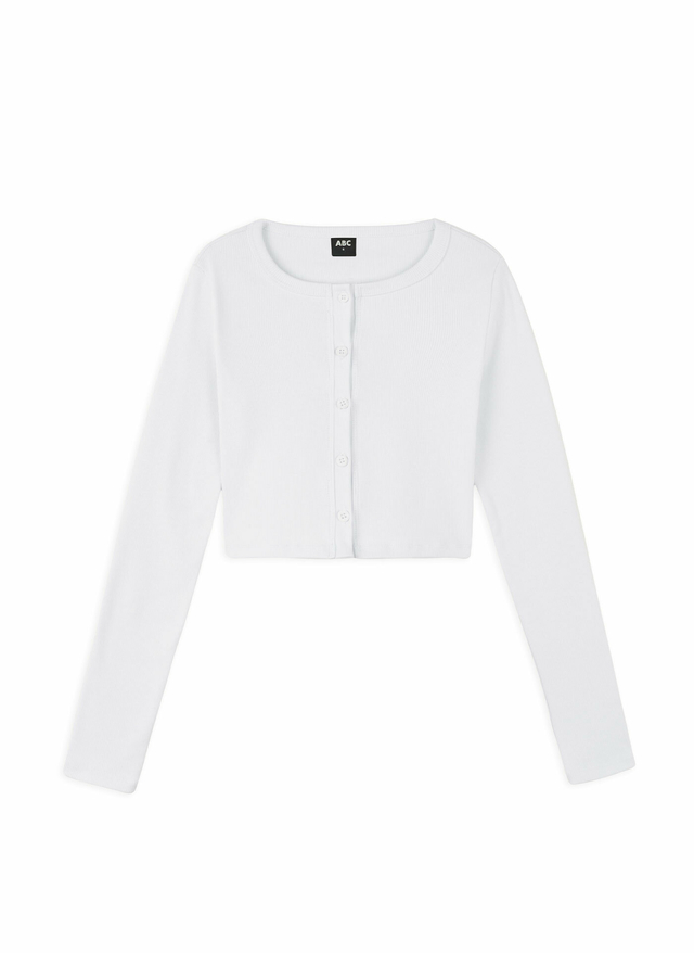 Cardigan Corto Morley Blanco Cardigan Corto Morley Blanco