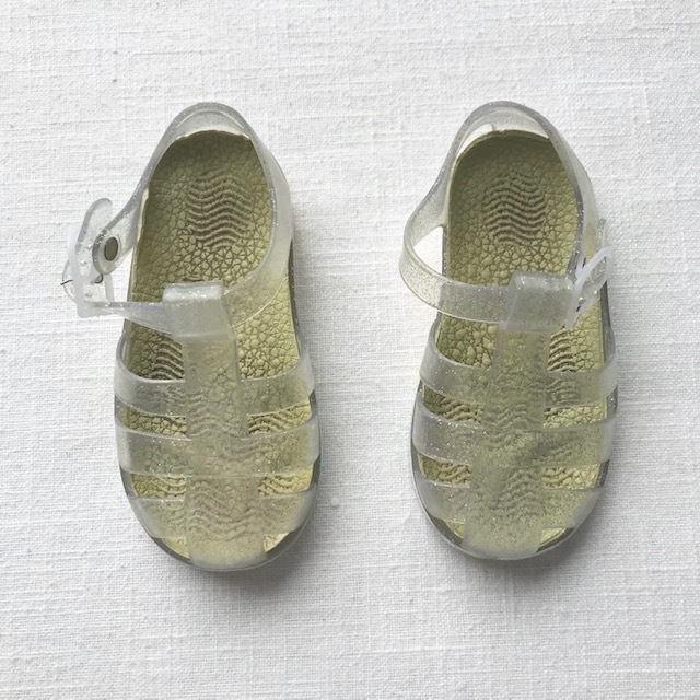Sandalias de goma con brillos - 19