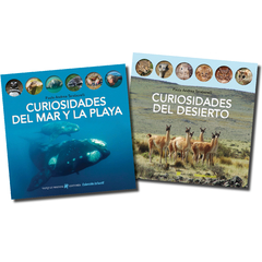 COMBO - 2 LIBROS - Curiosidades del desierto + Curiosidades del mar y la playa