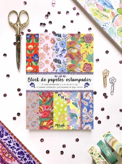 Block de papeles estampados