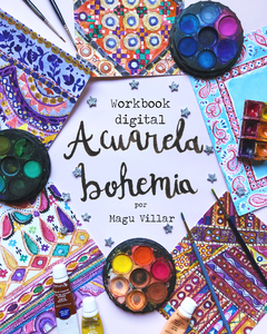 Workbook Digital Acuarela Bohemia - comprar online