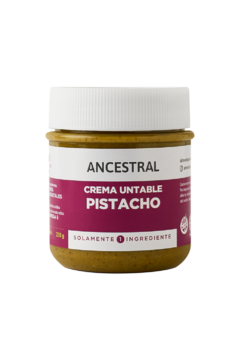 Crema untable de pistachos