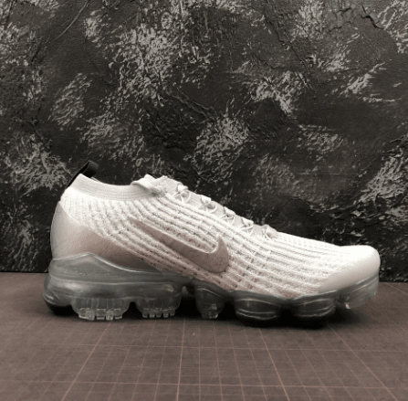 Nike Air VaporMax Flyknit 3 White Mettalic Silver