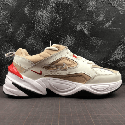 Nike M2K Tekno Sail Habanero Red Desert