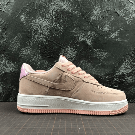 Air force 1 tan and pink cheap