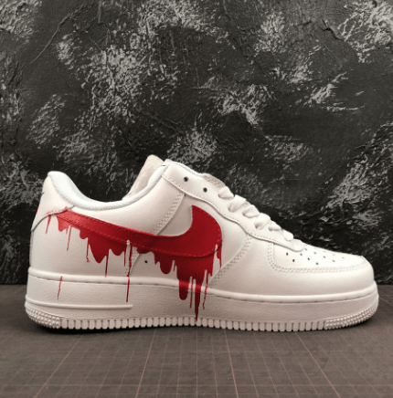 White & red air best sale force 1