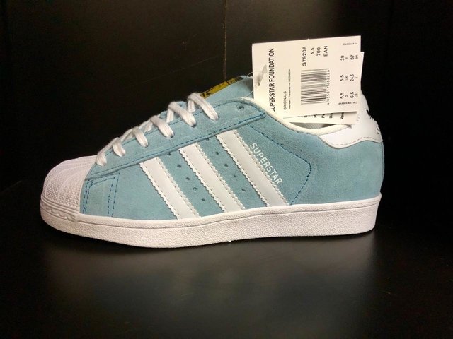 Tenis adidas sale superstar azul bebe
