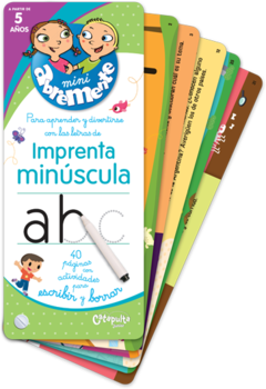 MINI ABREMENTE IMPRENTA MINUSCULA 40 PAGINAS CON ACTIVIDADES PARA ESCRIBIR Y.