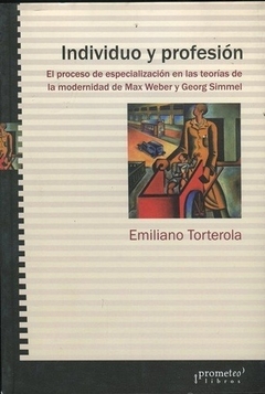 INDIVIDUO Y PROFESION EL PROCESO DE ESPECIALIZACION EN LAS TEORIAS DE LA MODERNIDAD DE MAX DE TORTEROLA EMILIANO