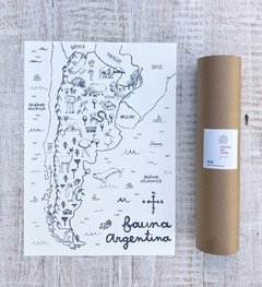 Lámina Fauna - comprar online