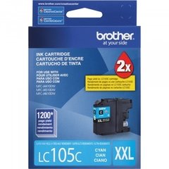 Cartucho de tinta inkjet original Brother LC105C XXL