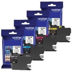 Cartuchos de tinta inkjet originales Brother LC3019 XXL (Delivery Pack x 4)