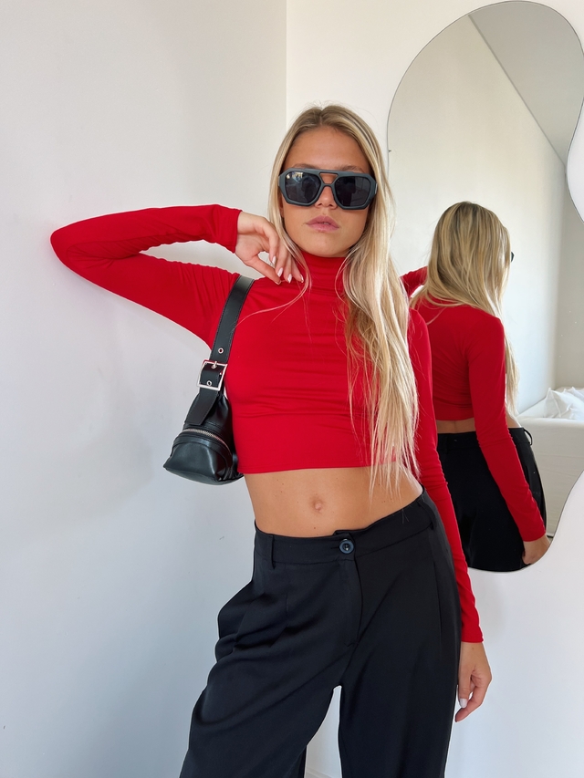 Polera Crop Roja Comprar en Praga