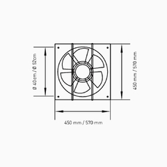 Extractor de Aire TST Industrial 40/52 - comprar online