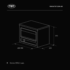 Horno Semi Industrial GAS 90 LUXE en internet