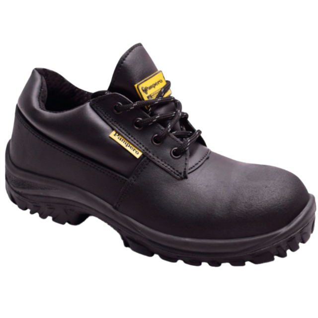 Zapato De Seguridad De Cuero Pampero C puntera De Acero 609