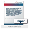 Paper: Régimen patrimonial de comunidad: las deudas de los cónyuges con sus acreedores, las etapas postcomunitarias y la conformación de las masas partibles.