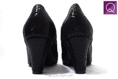 Zapatos Stilleto Mujer Vestir Taco Gamuza Ondas Quica Loreto - tienda online