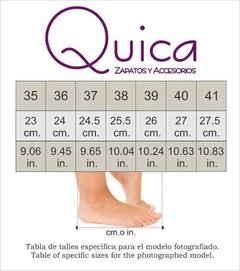 Zapato Bota Acordonado Taco Cuero Cobre Únicos Quica Maimara - Quica