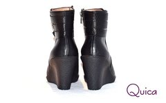 Botas Mujer Taco Chino Cinturón Reptil Otoñoinv. Quica Lujan - comprar online