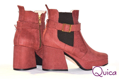 Botas Mujer Taco Trapecio Tendencia Quica Galatea