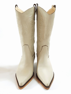 Botas Texanas Mujer Cuero Bordadas Quica Cardales - comprar online