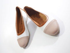 Chatitas Ballerinas Cueros Combinados Confort Corzuela - tienda online