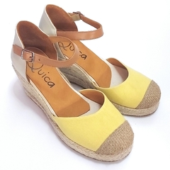 Espadrilles Alpargatas Taco Chino Sandalias Plataforma Yute Quica Ceibas - tienda online