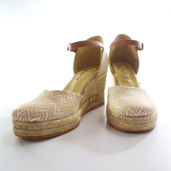 Espadrilles Alpargatas Taco Chino Sandalias Plataforma Yute Quica Ceibas - comprar online