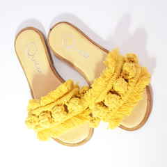 Sandalias Cuero Macramé Espadrilles Chanclas Quica Lomitas - tienda online