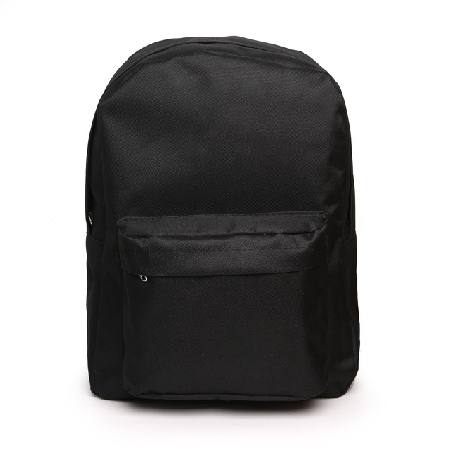 MOCHILA CLASICA NEGRA LISA Comprar en ROCKSTOREBAGS