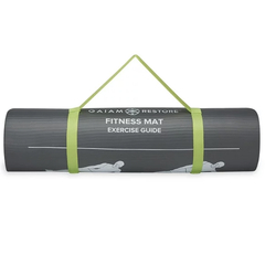 Colchoneta Yoga Pilates Mat 10mm Gaiam Essentials con Porta Mat en internet