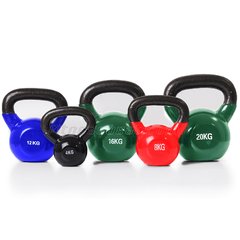 PESA RUSA/ KETTLEBELL FUNDICIÓN RECUBIERTA EN VINILO 4 Kg QUUZ - comprar online