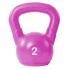 PESA RUSA / KETTLEBELL PLÁSTICA RELLENA 2 Kg QUUZ