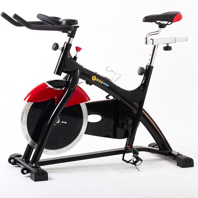 Bicicleta Fija De Spinning Con Bandas Y Disco 18kg Randers