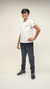#051A Camiseta de Algodão Branca Manga Curta Avenues