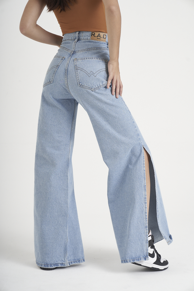 Pantalones con tajos a los costados hotsell