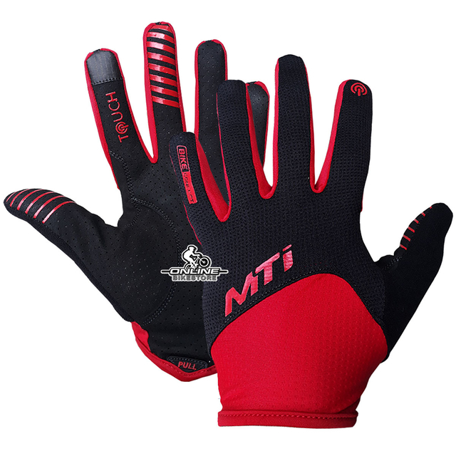 Guantes Ciclismo Bicicleta Mtb Enduro Mti Touch Dedo Largos