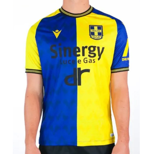 Camisa Hellas Verona Especial 23/24 sn° Torcedor Masculino - Amarelo e Azul