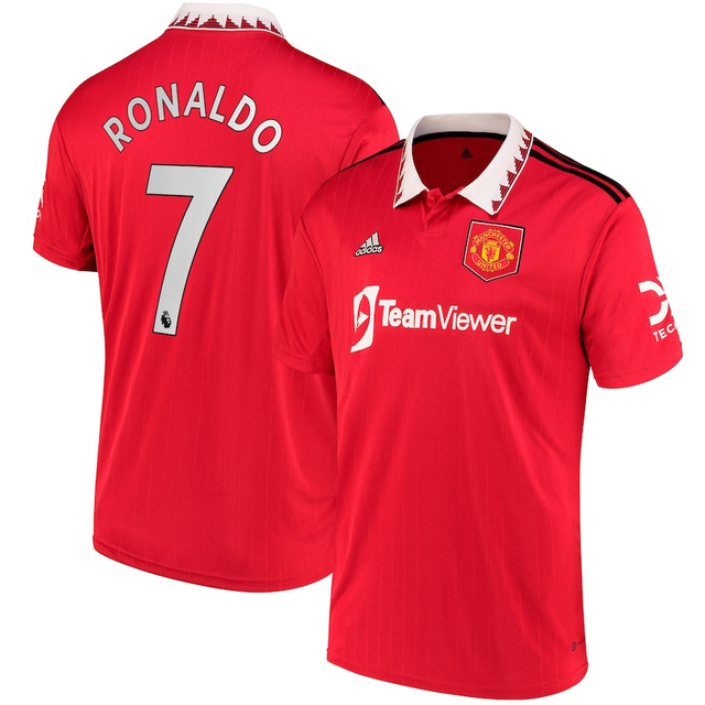 Camisa Manchester United Home 22/23 Ronaldo 7 Torcedor Adidas Masculino -  Vermelho