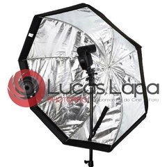 Softbox Octogonal 120cm Com Tripé E Suporte Flash Speedlite - comprar online