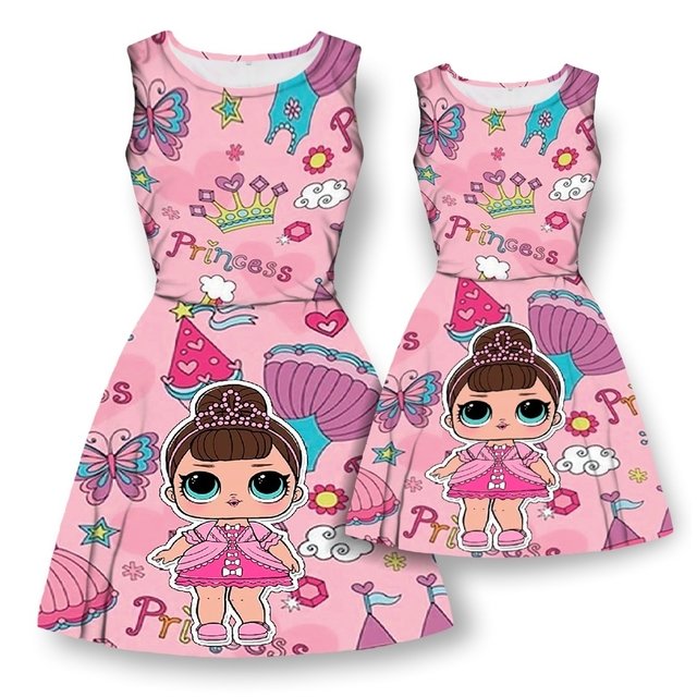 Roupa de Boneca Girassonho - Lille Butik - look tal mãe tal filha