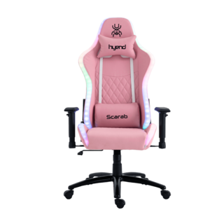 Cadeira Hyend Scarab RGB - Preta/Rosa