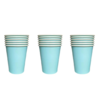 Vasos Polipapel Pastel Celeste x6