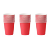 Vasos Polipapel Pastel Rojo X6